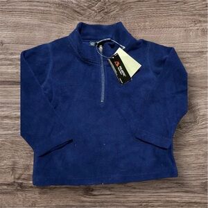 RUGGED BEAR NEW NWT BLUE BOUTIQUE BOYS GIRLS FLEECE TOP SHIRT WINTER FALL SZ 2 3
